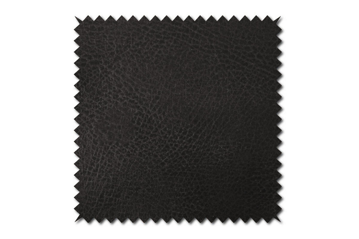 SOFA CELESTE Schwarz Lederfaserstoff - Schwarz, Leder/Kunststoff (302/72/114cm) - KAWOLA