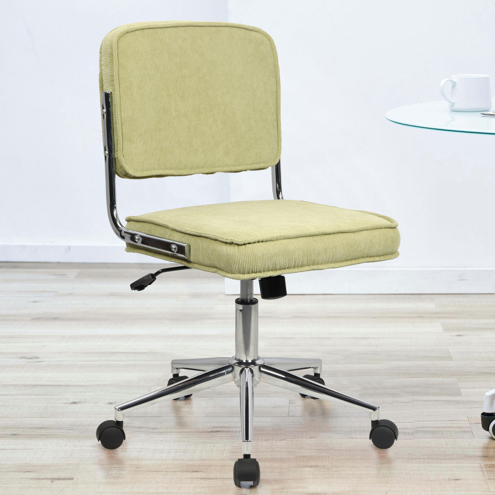 BÜROSTUHL Liv Schreibtischstuhl höhenverstellbar mit Rollen Grün - Grün, Textil (48/94/47cm) - SVITA