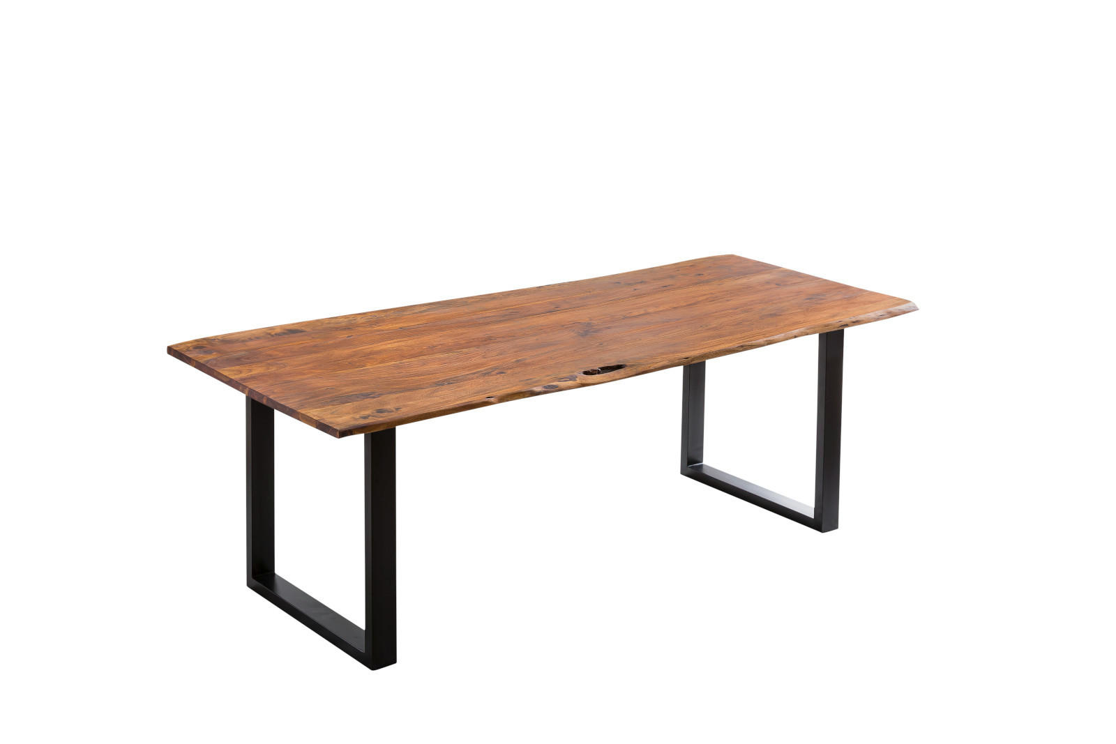 ESSTISCH LAURINA - Nussbaumfarben/Walnussfarben, Holz/Metall (100/200/77cm) - SAM