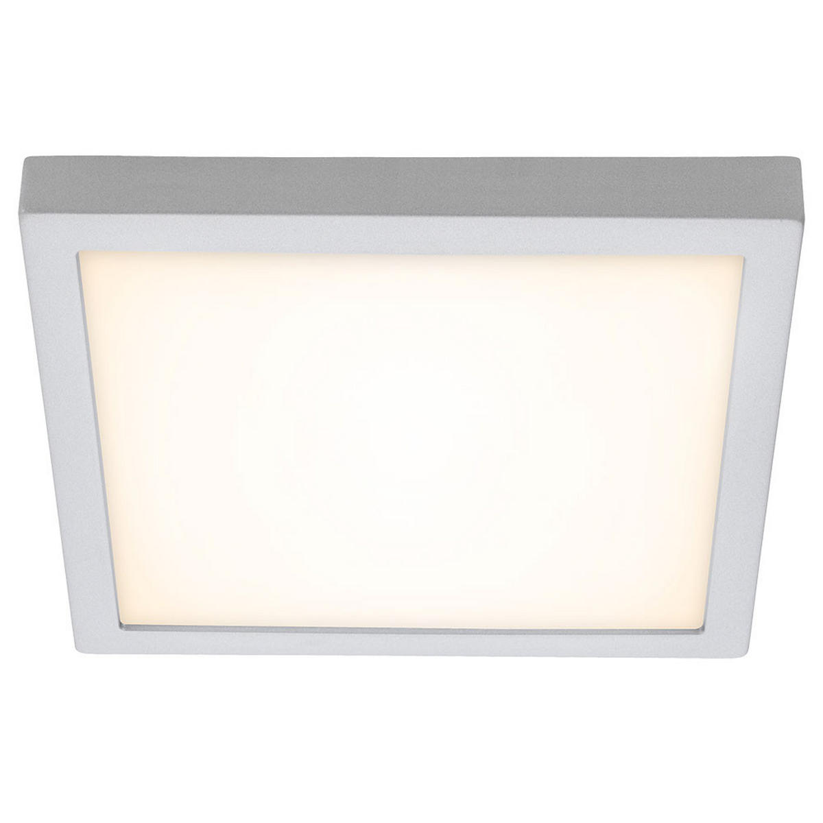 LED PANEL Deckenleuchte Silber Chrom - Silberfarben, Metall (30/30/3.2cm) - Briloner