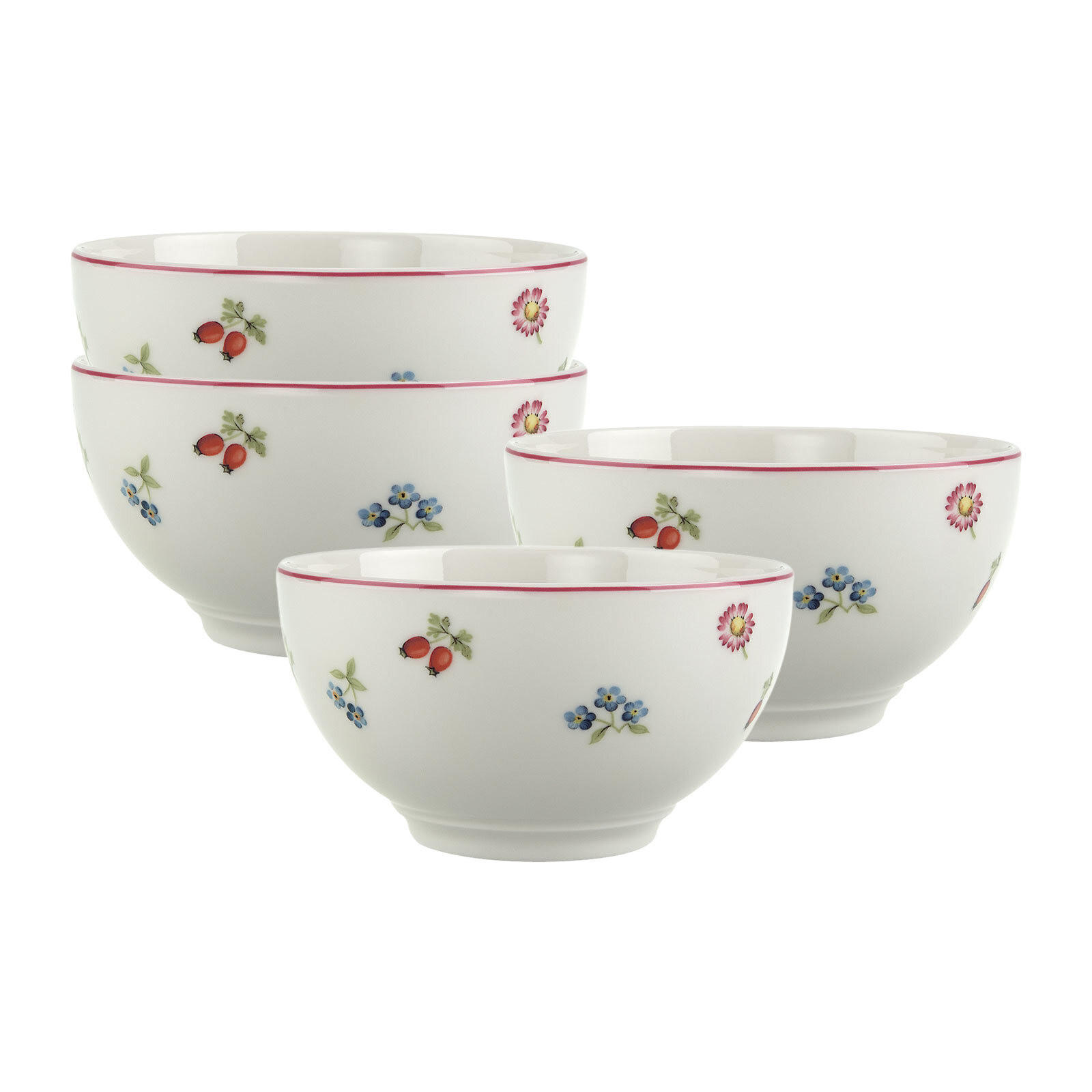 BOLS Petite Fleur weiß ø 14 cm 4er Set - Weiß, Keramik (14cm) - Villeroy & Boch