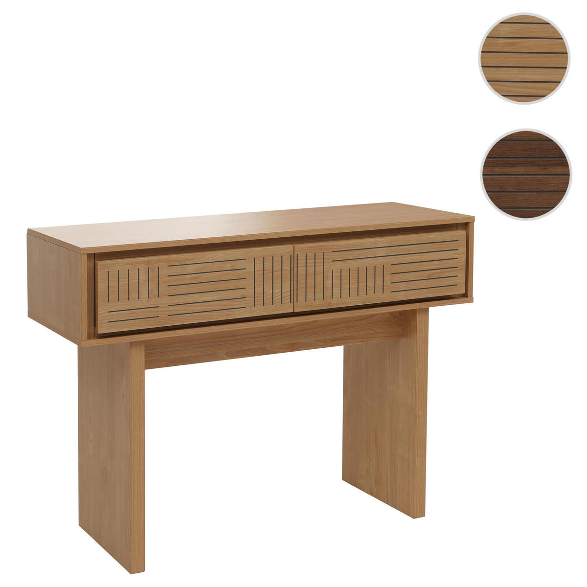 KONSOLENTISCH eckig Beige - Beige, Holz (41/110/86cm) - MCW