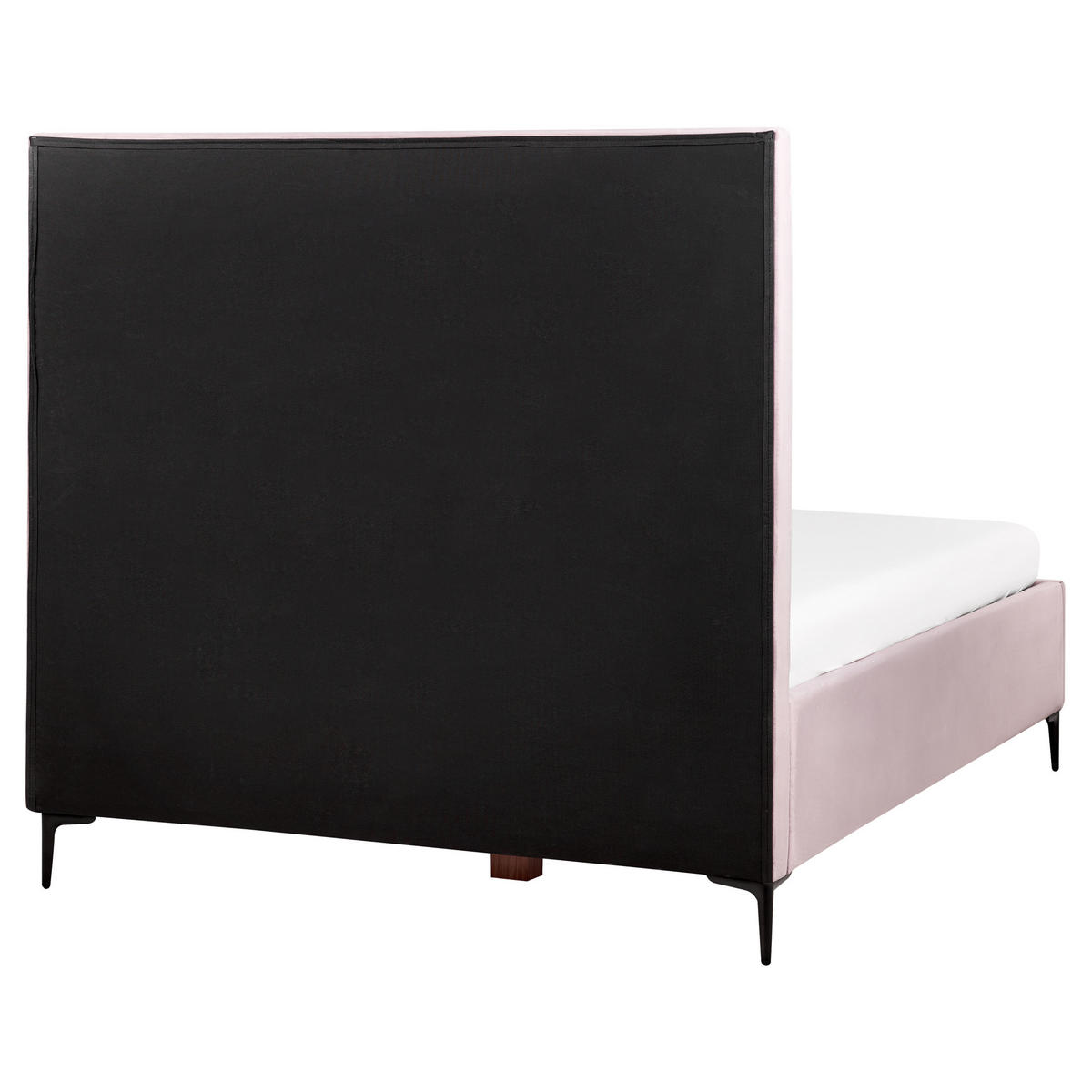 POLSTERBETT 140x200 cm Rosa Sezanne - Pink, Textil (140/200cm) - Beliani