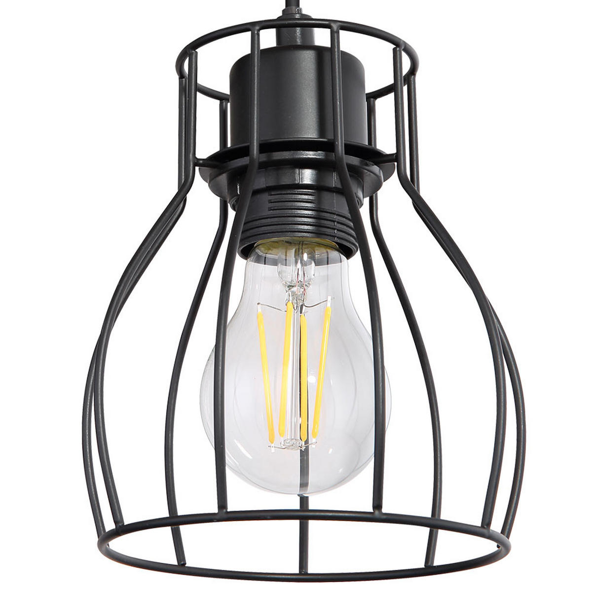 LED WANDLEUCHTE Holz Schwarz - Schwarz, Holz (13.6/30/17.5cm) - Globo Lighting