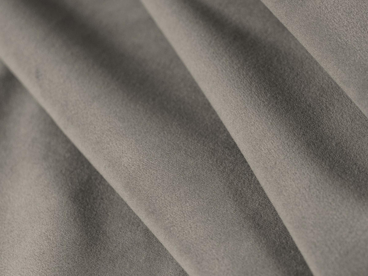 ECKSOFA rechts Kendal aus Samt dunkelgrau 5 Sitzplätze - Dunkelgrau, Textil (173/357cm) - Micadoni