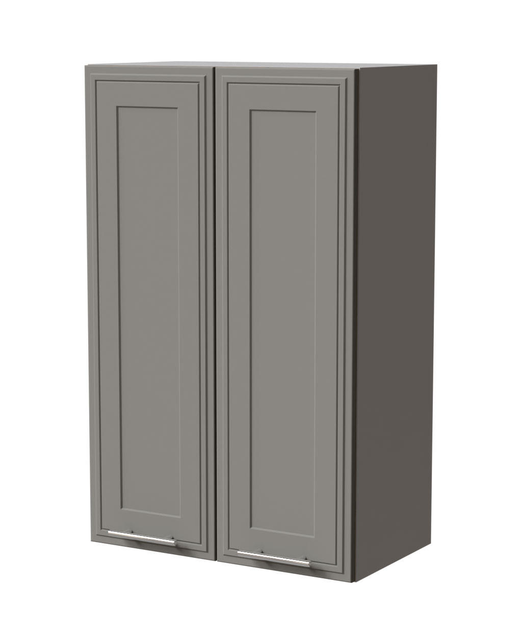 HÄNGESCHRANK Salo W4/60 Grau / Dust Grey Matt 60 / 32,5 / 96cm - Grau, Holz/Holzwerkstoff (60/96/32.5cm) - Feldmann-Wohnen