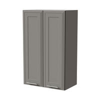 HÄNGESCHRANK Salo W4/60 Grau / Dust Grey Matt 60 / 32,5 / 96cm - Grau, Holz/Holzwerkstoff (60/96/32.5cm) - Feldmann-Wohnen