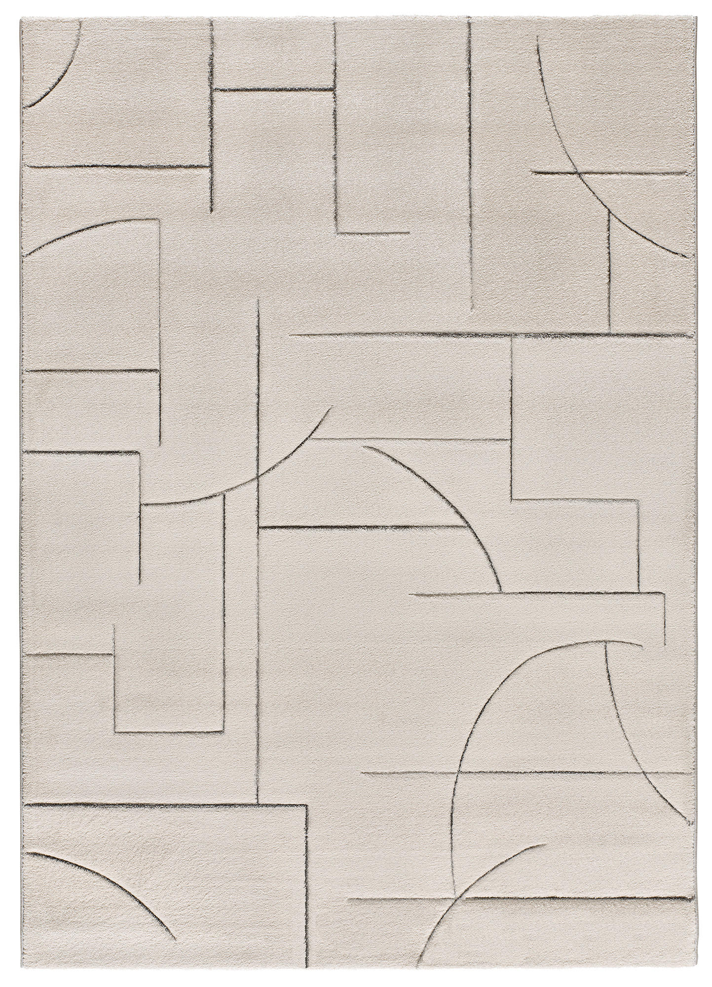 WEBTEPPICH Creme Lena 120/170 cm - Creme, Naturmaterialien/Textil (120/170cm) - Atticgo