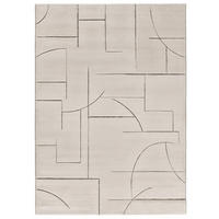 WEBTEPPICH Creme Lena 80/150 cm - Creme, Naturmaterialien/Textil (80/150cm) - Atticgo