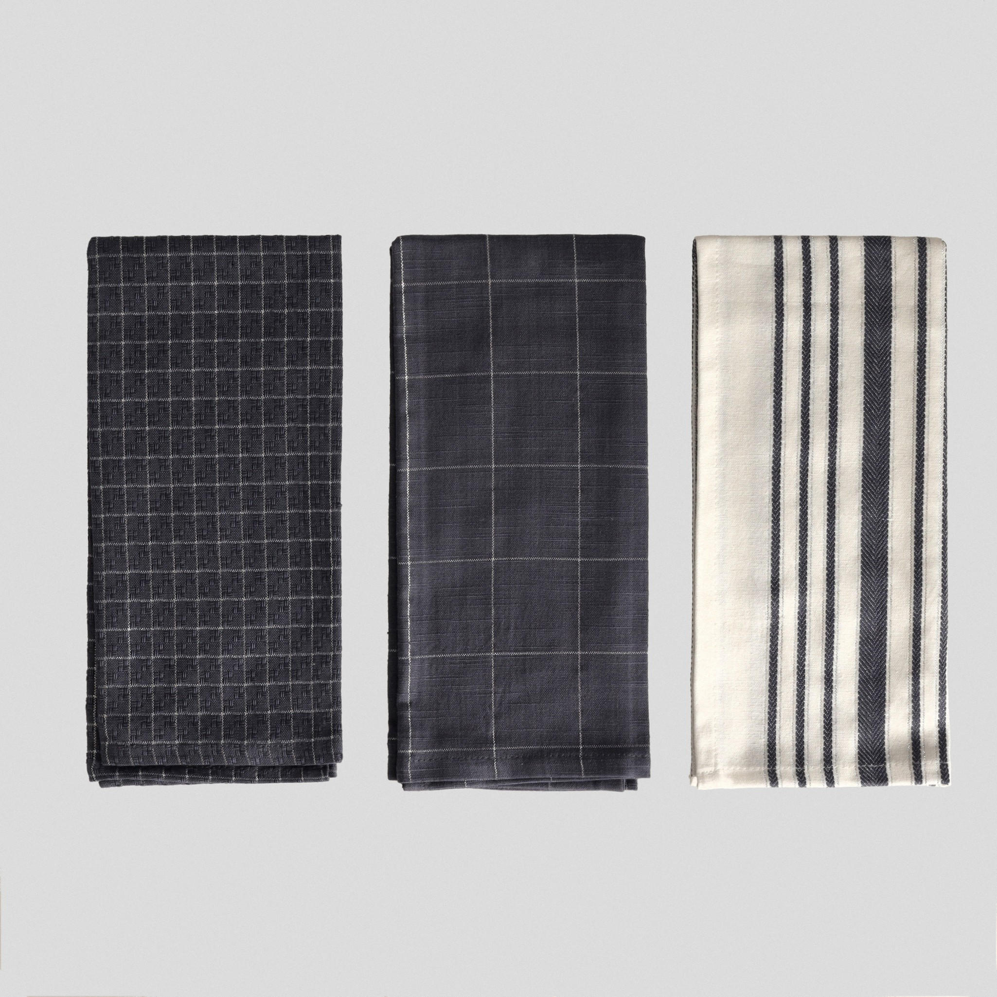 KÜCHENHANDTUCH-SET Trini - Dunkelblau, Textil (40/60cm) - home&you