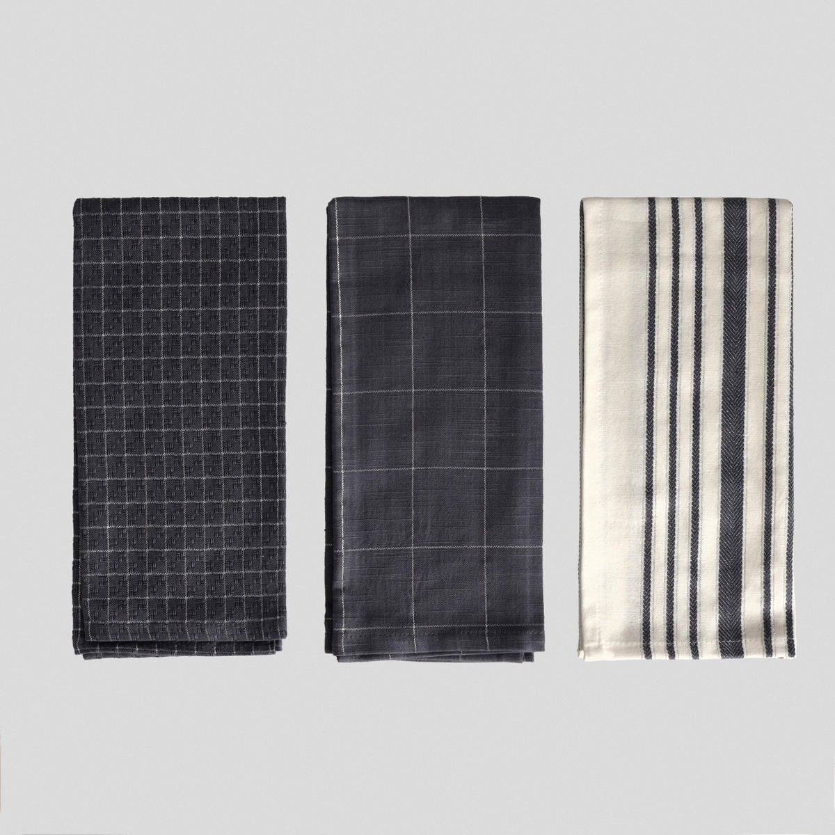 KÜCHENHANDTUCH-SET Trini - Dunkelblau, Textil (40/60cm) - home&you