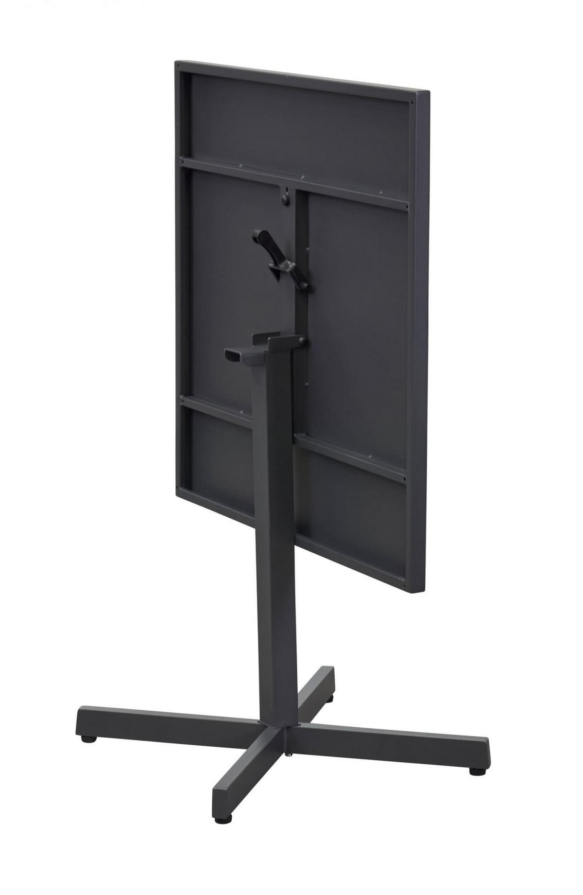 GARTENKLAPPTISCH Berlin 70x70x74cm, Metall, Anthrazit - Anthrazit, Metall (70/70/74cm) - dasmöbelwerk