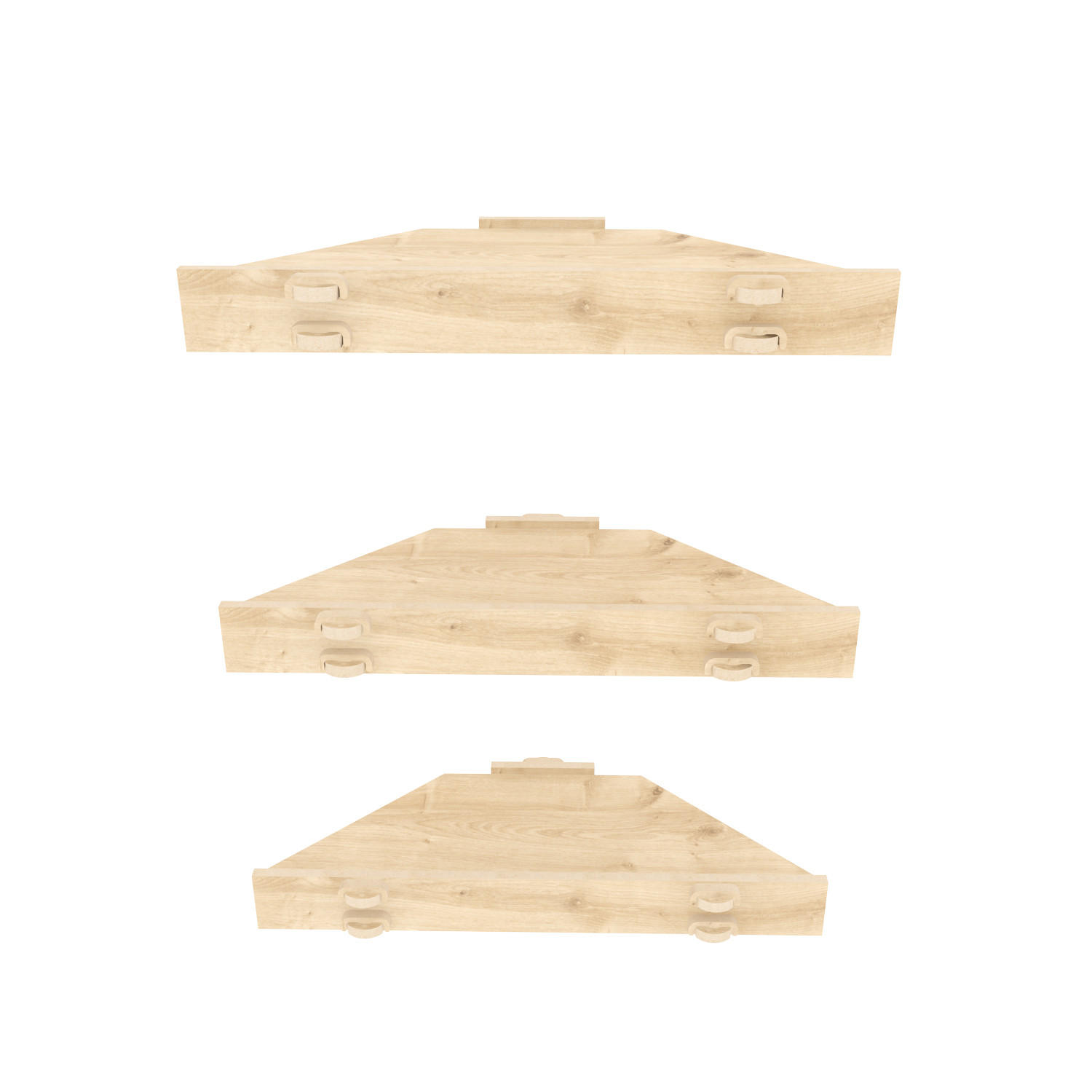 WANDREGAL Edis - Eichefarben, Holzwerkstoff (14.5/5/39.5cm) - Decorotika