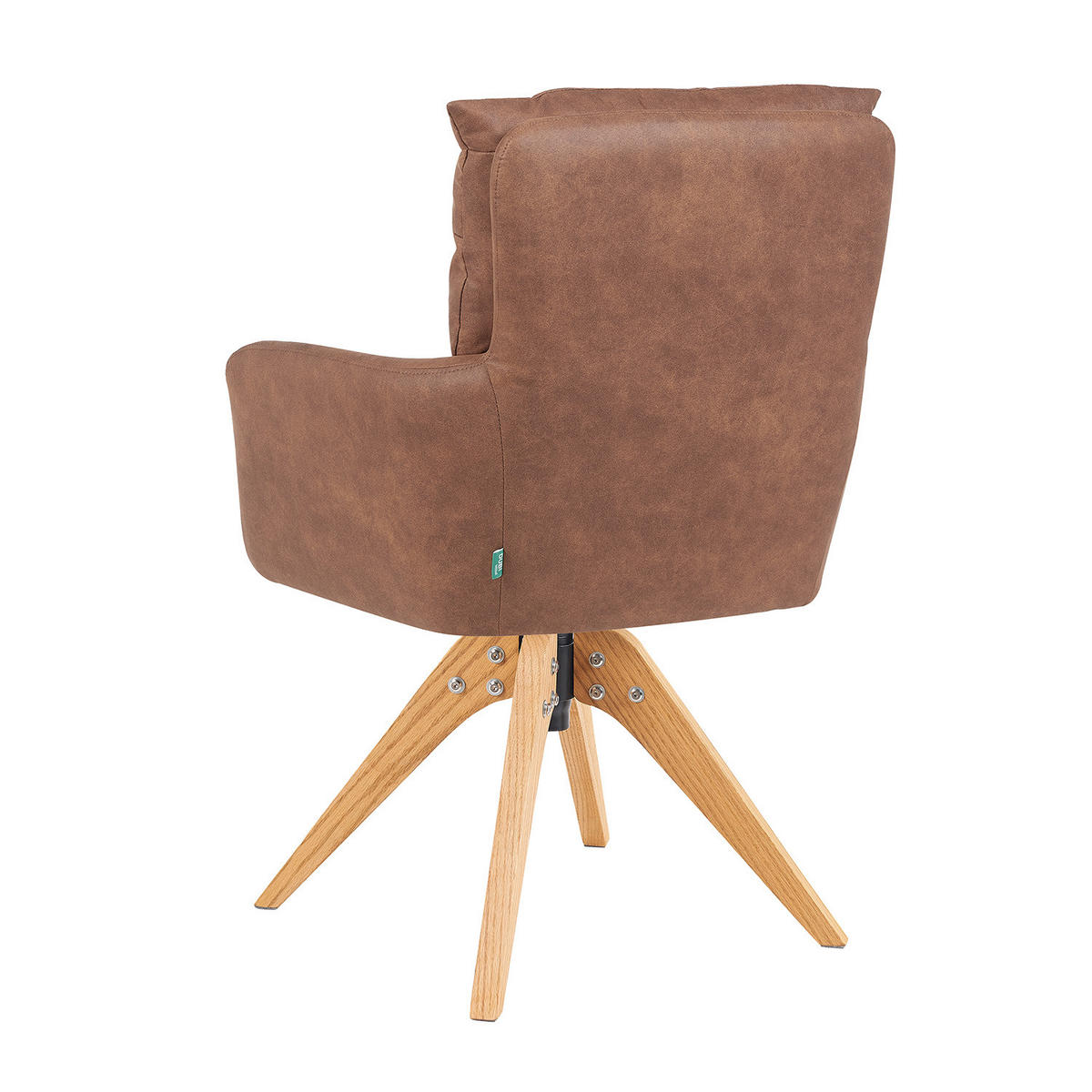 ARMLEHNSTUHL Mika-Juna 2er-Set - Honigeiche/Braun, Eichenholz/Holz (59/94/66cm) - DUBI Möbel