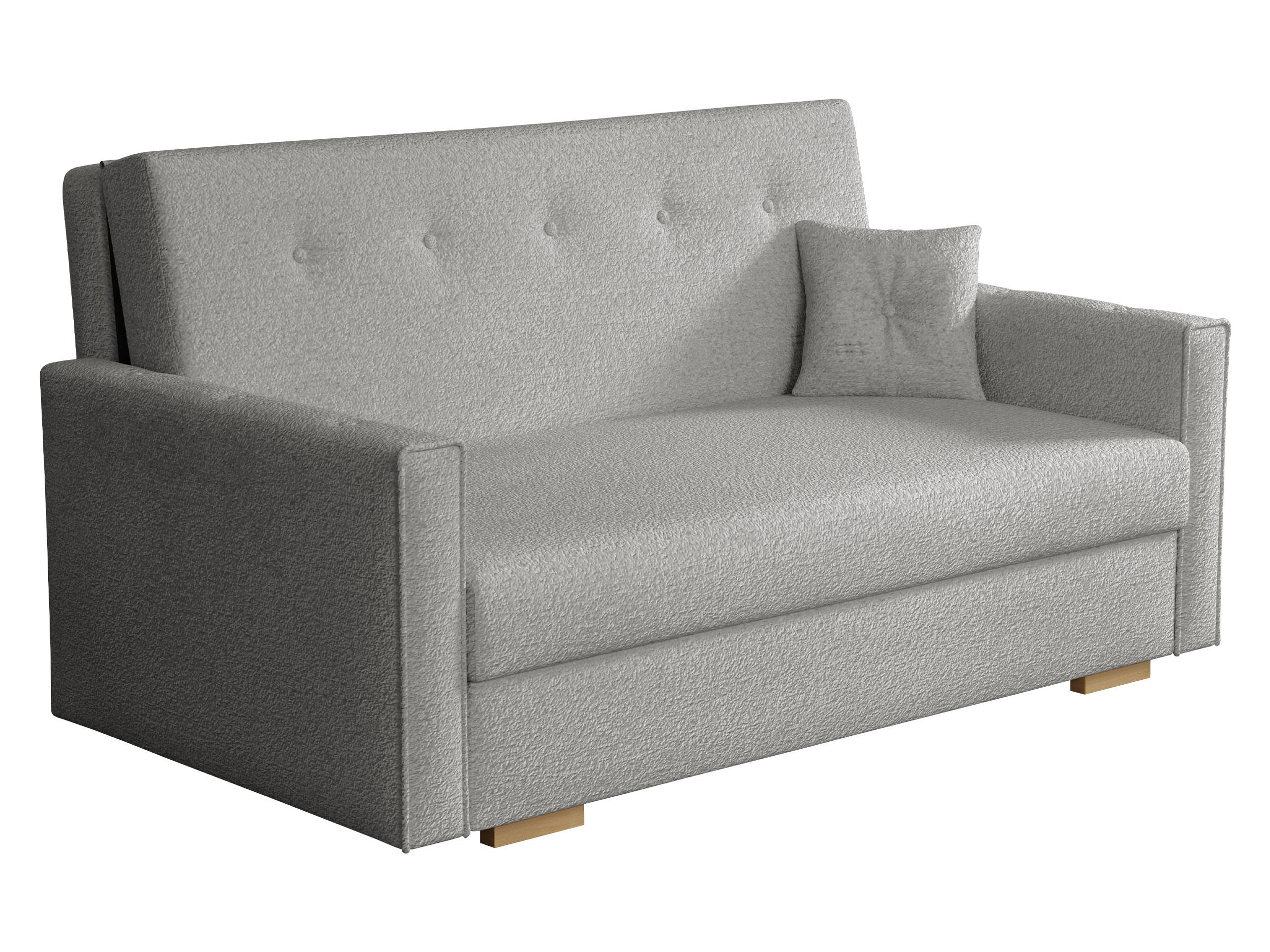 SCHLAFSOFA Viva Sonic III - Schwarz/Grau, Holz/Textil (153/85/100cm) - MIRJAN24