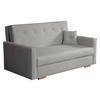SCHLAFSOFA Viva Sonic III - Schwarz/Grau, Holz/Textil (153/85/100cm) - MIRJAN24