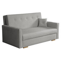SCHLAFSOFA Viva Sonic III - Schwarz/Grau, Holz/Textil (153/85/100cm) - MIRJAN24