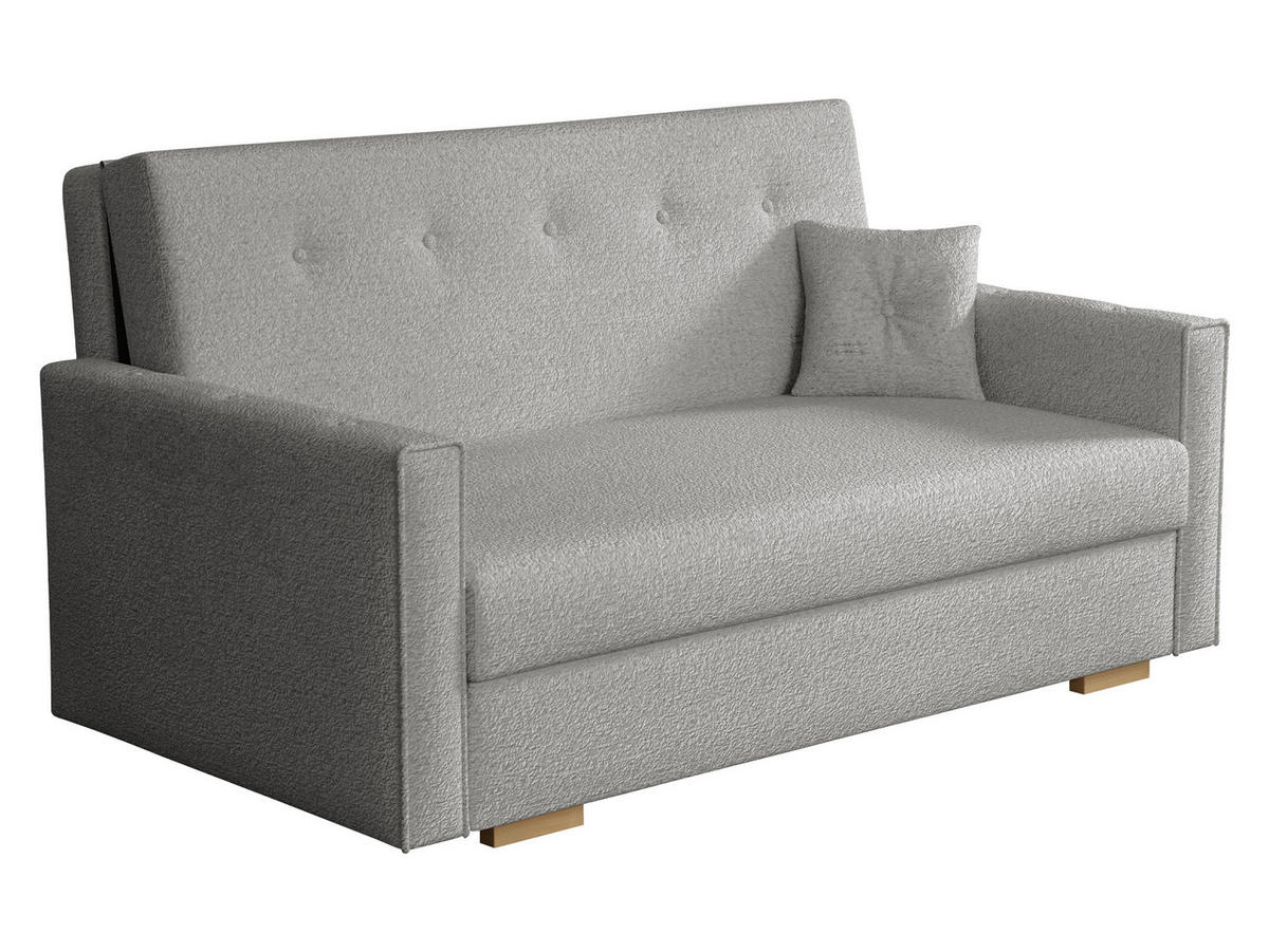 SCHLAFSOFA Viva Sonic III - Schwarz/Grau, Holz/Textil (153/85/100cm) - MIRJAN24