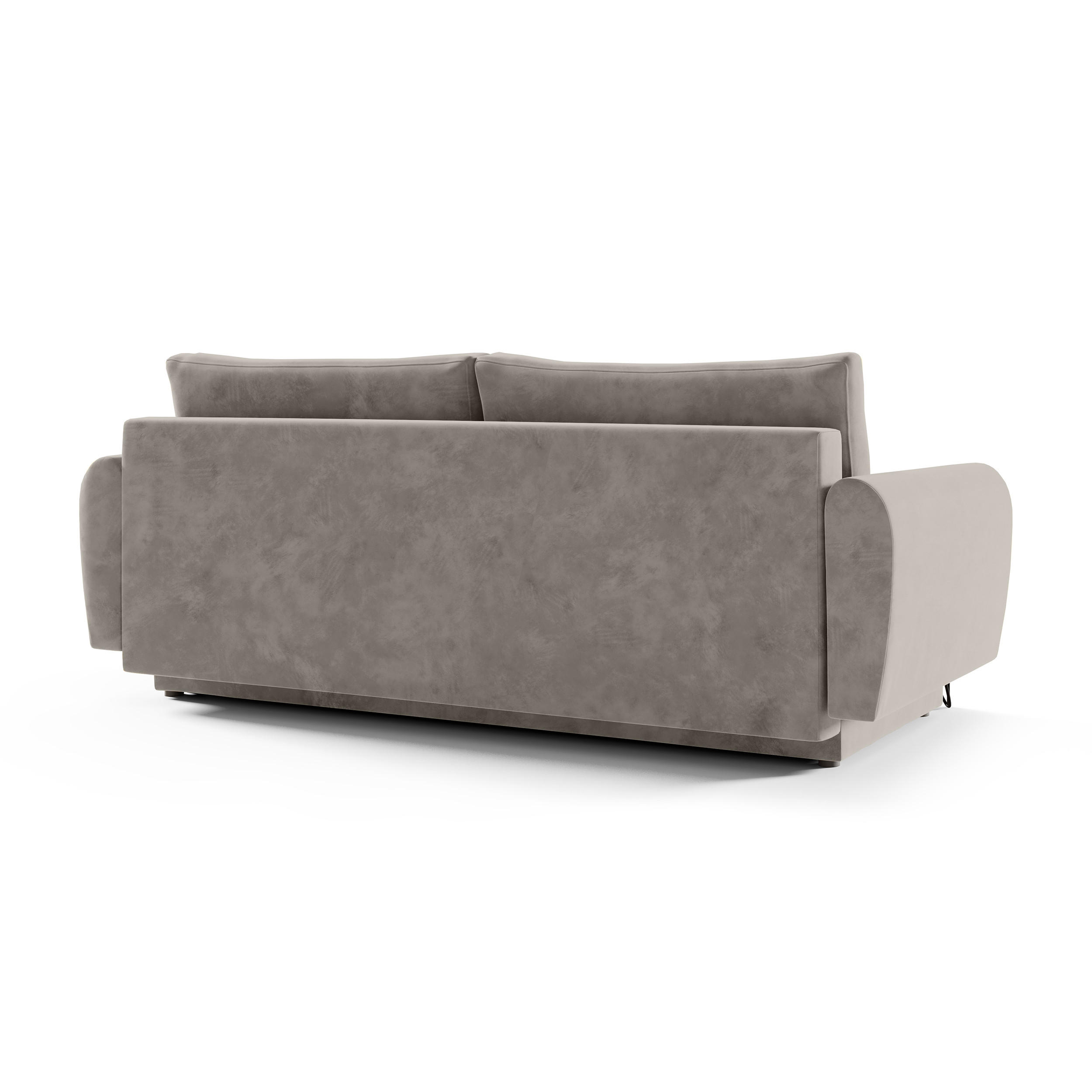 Beautysofa Schlafsofa Greige 223x93x100 cm