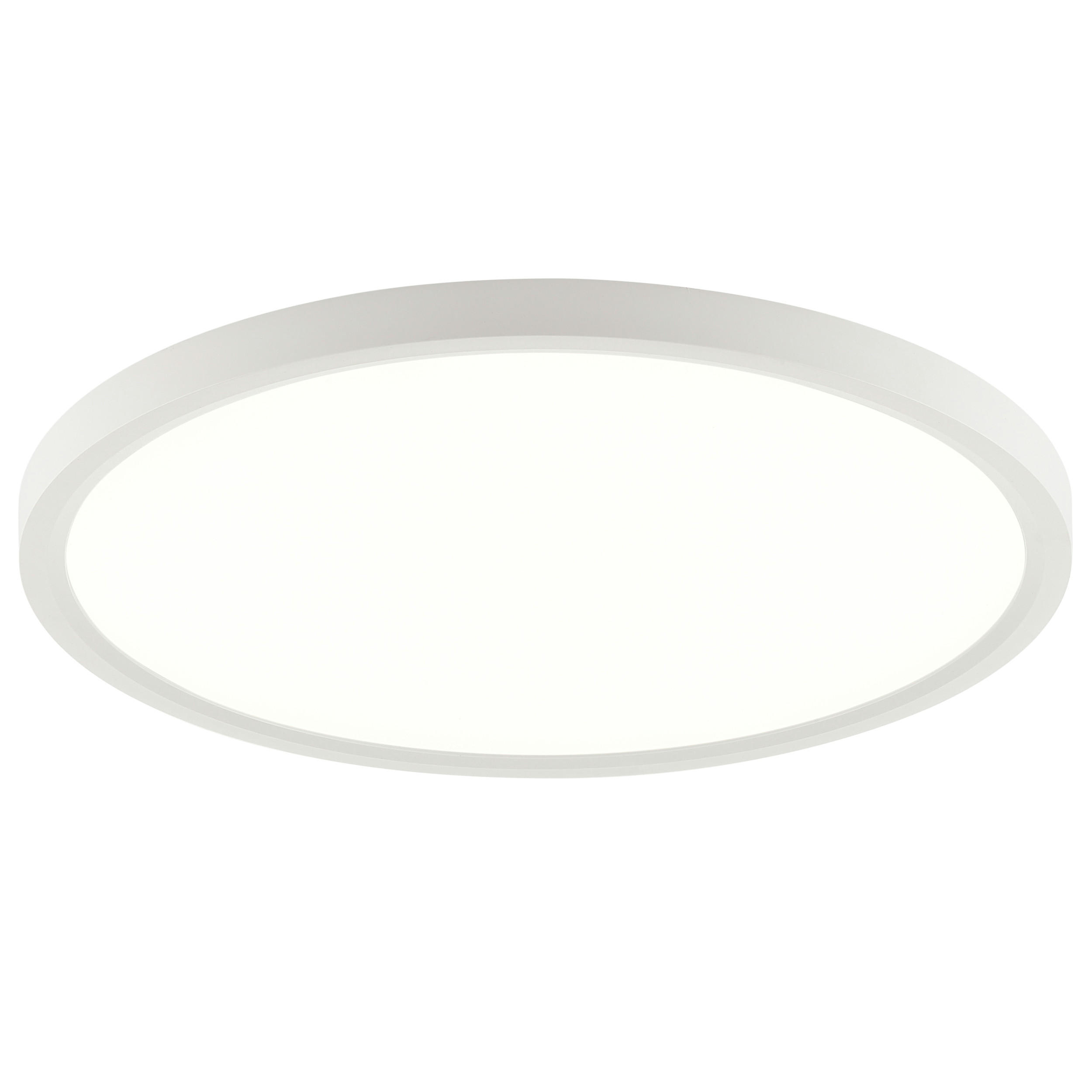 LED DECKENLEUCHTE Galo Weiß 39,7/39,7/2,4 cm - Weiß, Kunststoff (39.7/39.7/2.4cm) - Brilliant