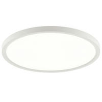 LED DECKENLEUCHTE Galo Weiß 39,7/39,7/2,4 cm - Weiß, Kunststoff (39.7/39.7/2.4cm) - Brilliant