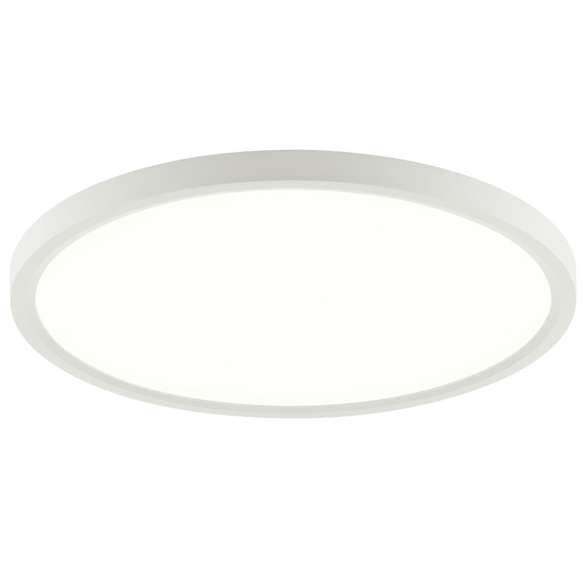 LED DECKENLEUCHTE Galo Weiß 39,7/39,7/2,4 cm - Weiß, Kunststoff (39.7/39.7/2.4cm) - Brilliant