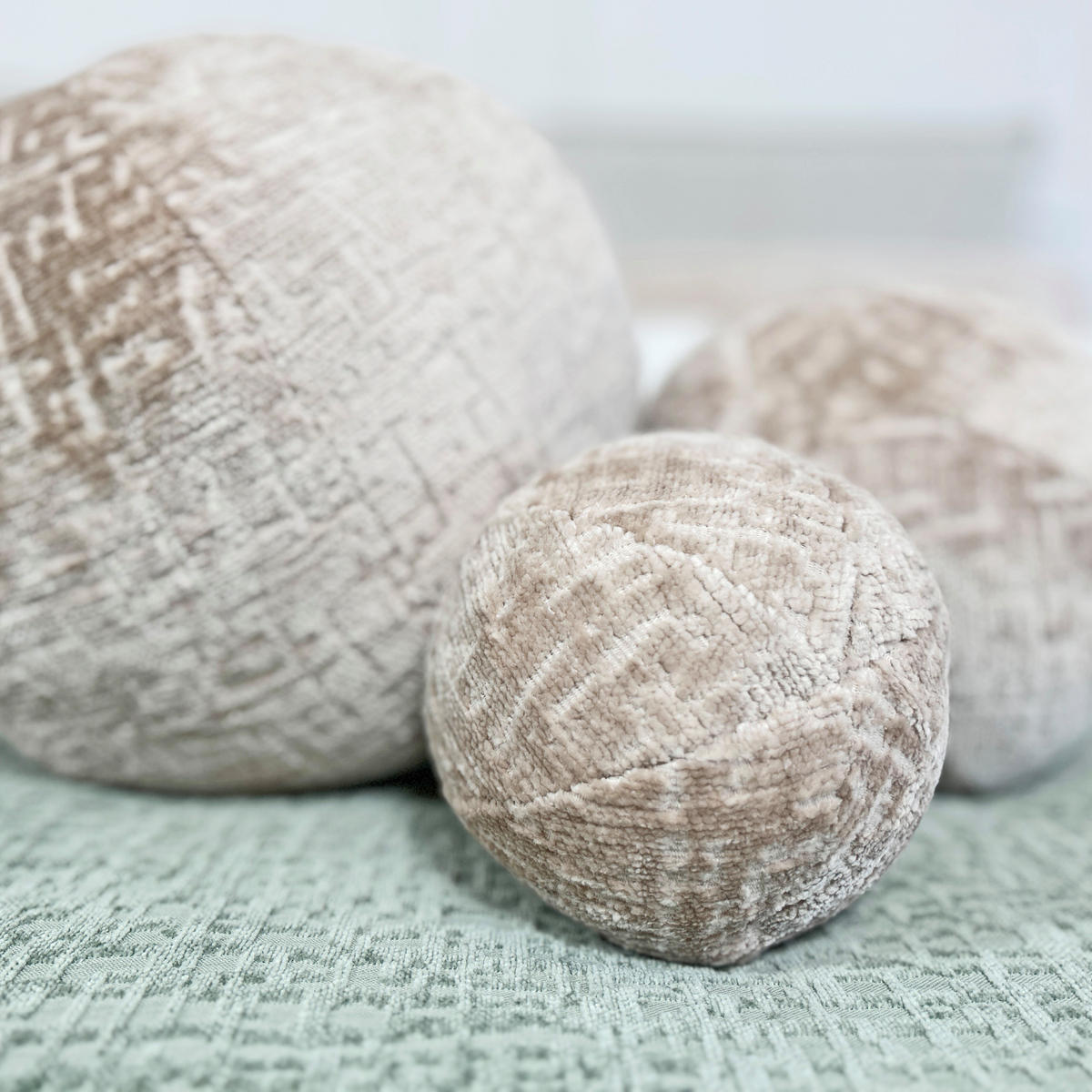 ZIERKISSSEN Happy Pill Beige 13 cm - Beige, Textil (13/13cm) - Maison de Reve