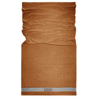 SAUNAHANDTUCH Lima Camel 100x200 cm - Cognac, Naturmaterialien (100/200cm) - Lashuma