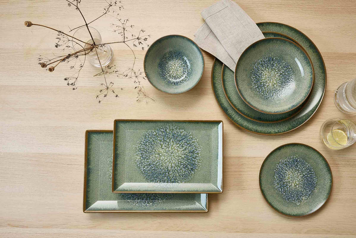 SUPPENTELLER Verde grün ø 21 cm 6er Set - Grün, Keramik (21cm) - Ritzenhoff Breker