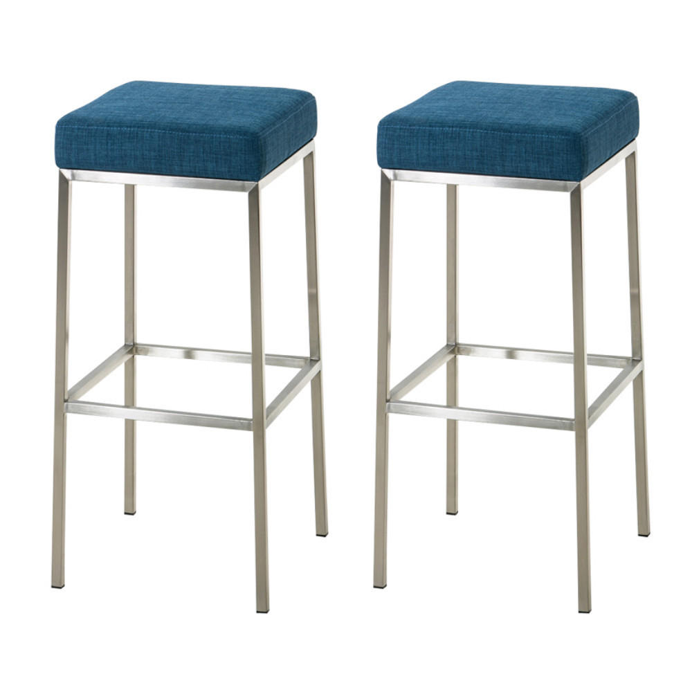 Deluke Barhocker Blau 37x80x37 cm