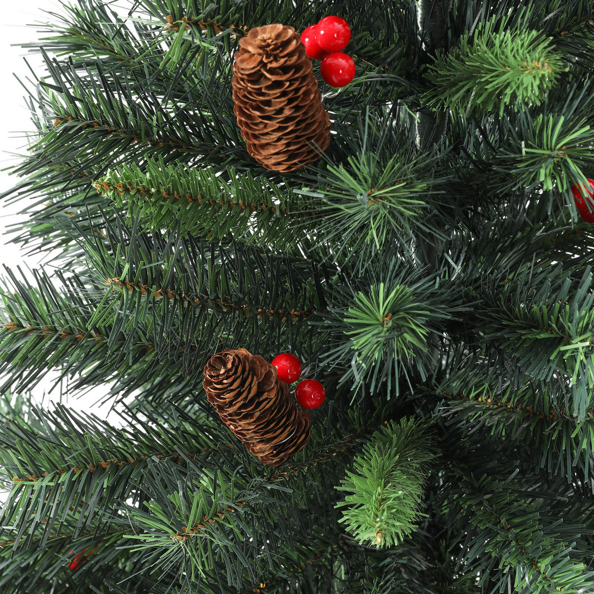 WEIHNACHTSBAUM künstlich - Grün, Kunststoff (90/210cm) - SVITA
