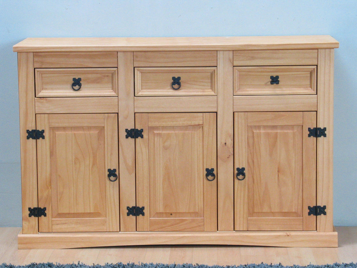 SIDEBOARD natur - Braun, Holzwerkstoff (132/84/44cm) - ebuy24