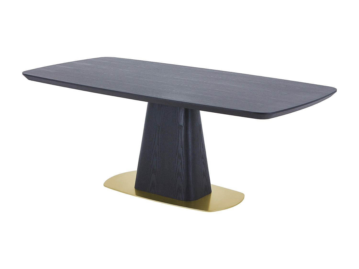 TISCH ohne Ausziehfunktion - 8 -Sitzer - MDF - schwarz - DYLORA - Schwarz, Holz (100/200/75.5cm) - Vente-Unique