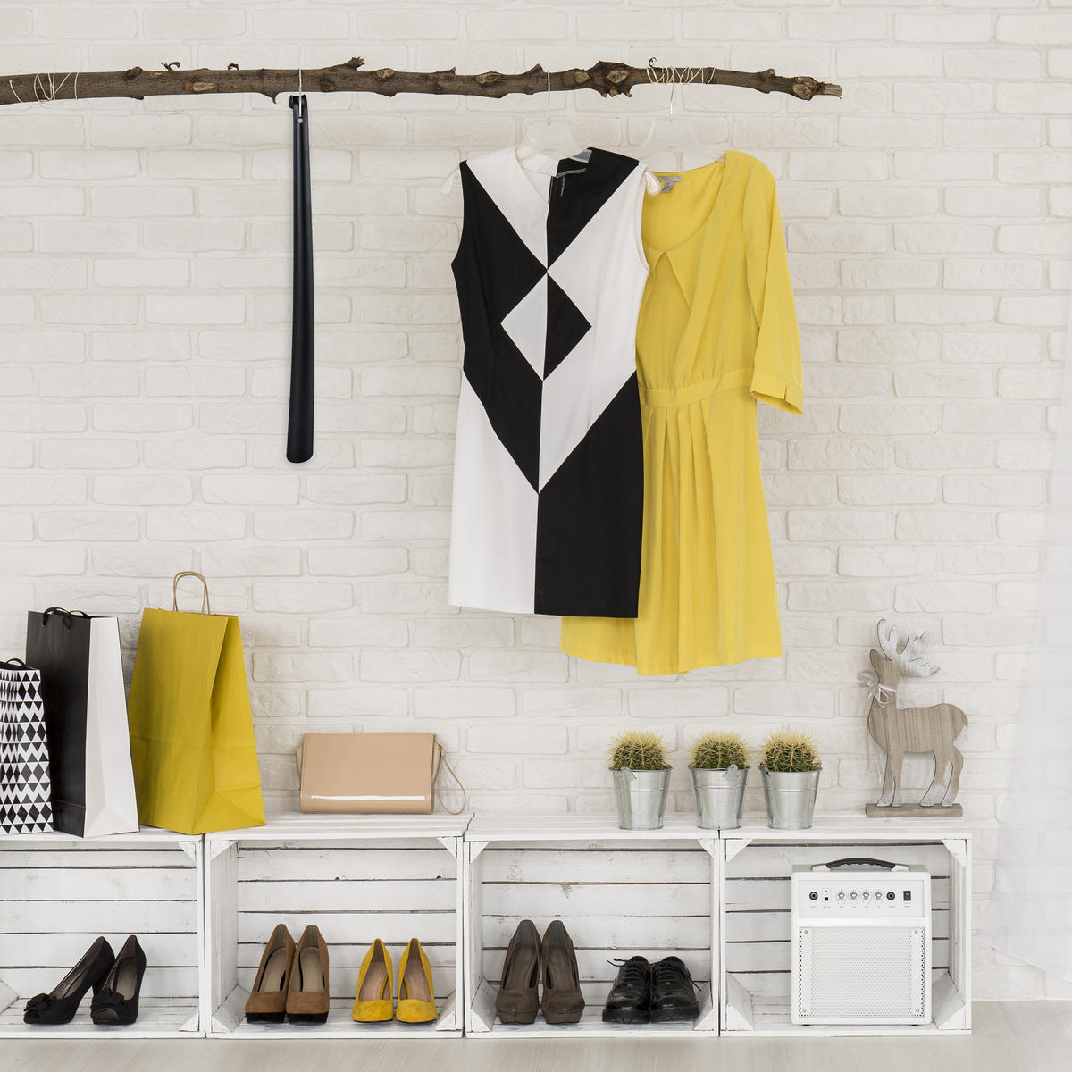 2XSCHUHLÖFFEL - Schwarz, Metall (4/58/4.5cm) - Relaxdays