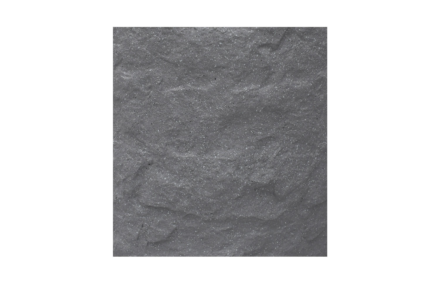 PFLANZKASTEN The Rock 36x32 cm, Grau, Fiberstone - Anthrazit, Kunststoff (36/32/36cm) - dasmöbelwerk