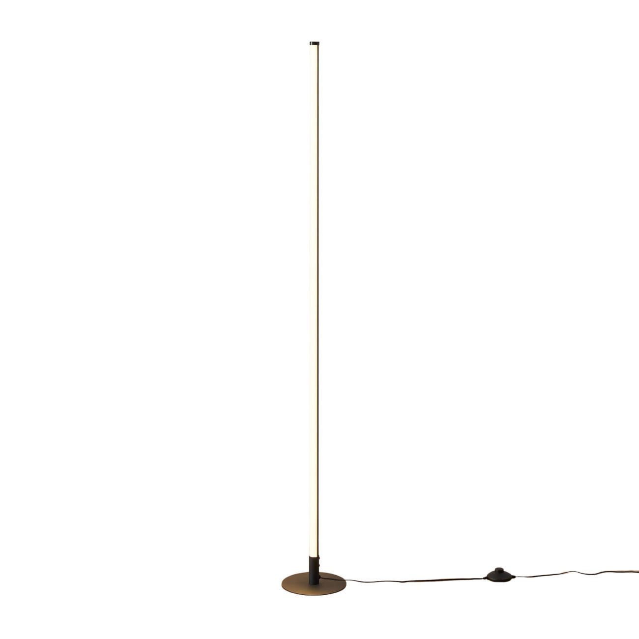 STEHLEUCHTE Sloane, Schwarz, 150cm - Schwarz, Metall (150/18/150cm) - KOSILUM