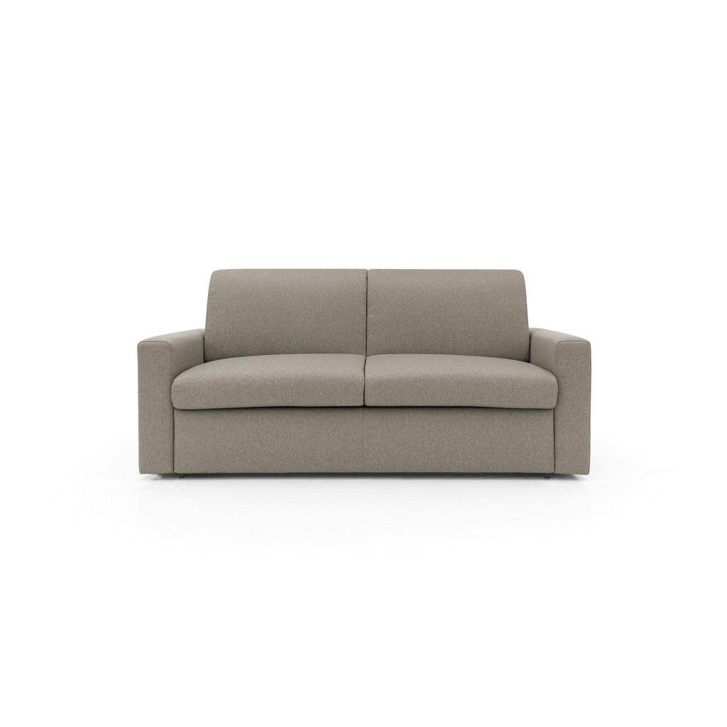 Thumbnail - Divani.store Schlafsofa, Taupe, Textil, 212x92x95 cm, Wohnzimmer, Sofas & Couches, Schlafsofas