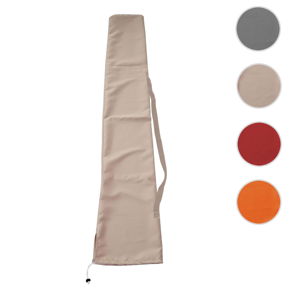 SCHUTZHÜLLE FÜR SONNENSCHIRM Cremeweiß - Weiß, Textil (33/270/1cm) - MCW