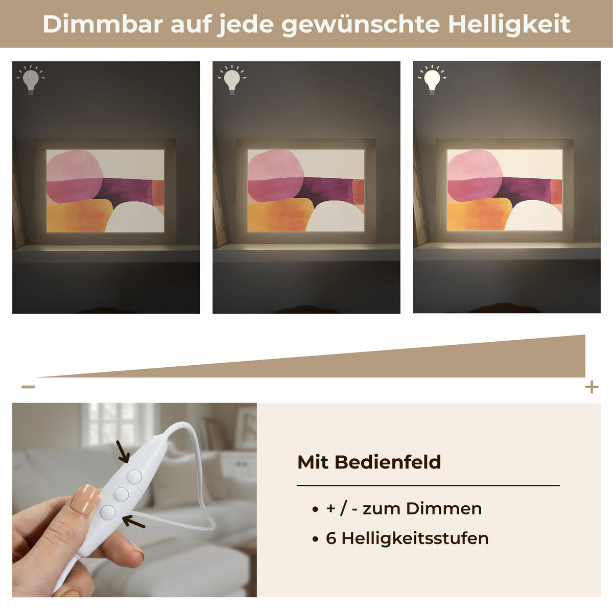 NÁSTĚNNÁ LAMPA Tvary - abstraktní - barevné 20x15 cm - růžová, kompozitní dřevo (20/15/8cm) - OnlyWow