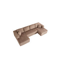 WOHNLANDSCHAFT DE-34974 modular mit Liegestuhl Braun - Braun, Textil (156/88/332cm) - ComfortXL