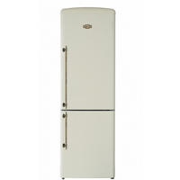 KÜHLSCHRANK KK 60825 ElfEm, Elfenbein, 60 cm breit, 330 L, NoFrost, 199 cm - Beige, Metall (59.5/199/73.5cm) - Kaiser Küchengeräte