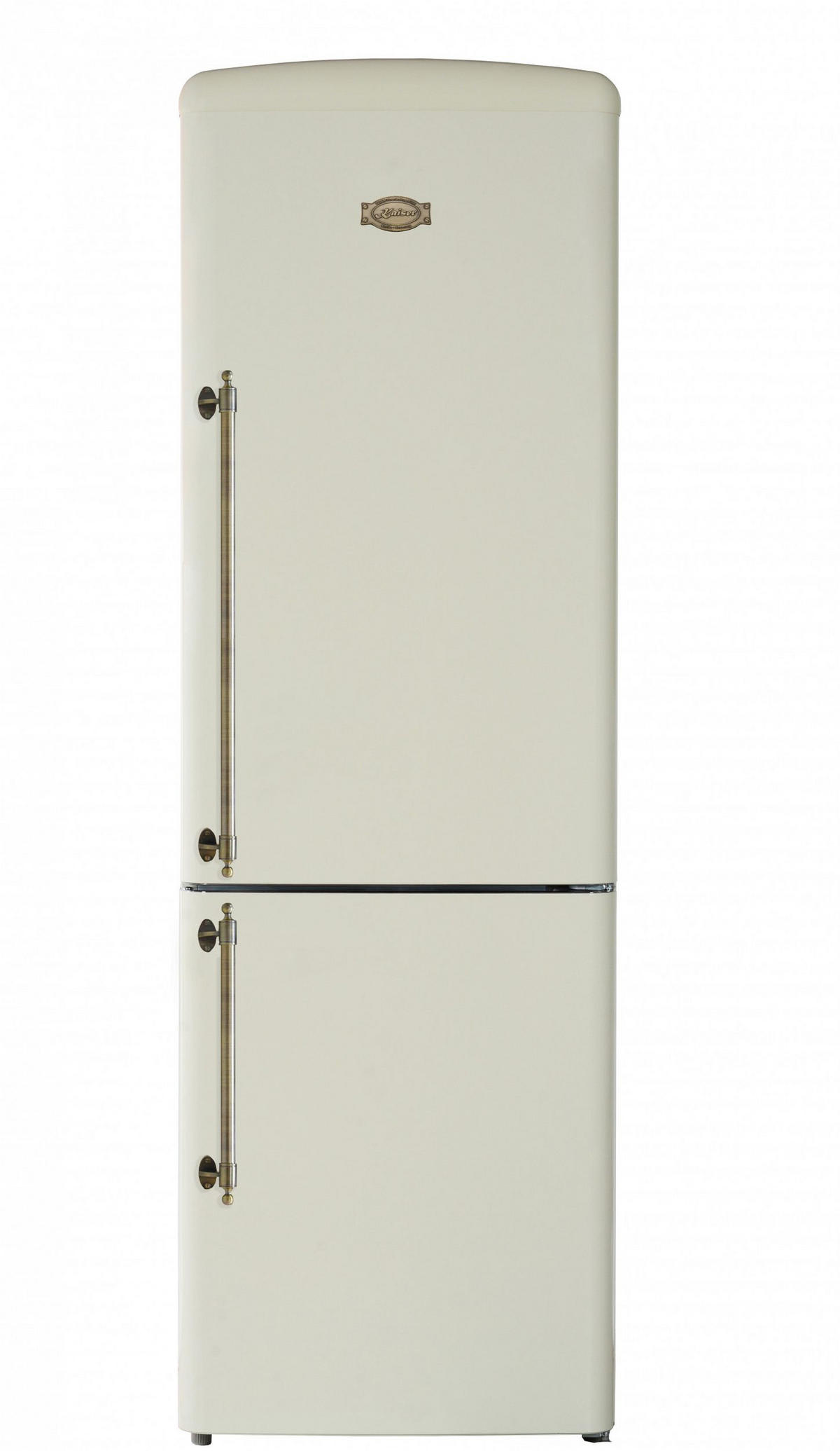 KÜHLSCHRANK KK 60825 ElfEm, Elfenbein, 60 cm breit, 330 L, NoFrost, 199 cm - Beige, Metall (59.5/199/73.5cm) - Kaiser Küchengeräte