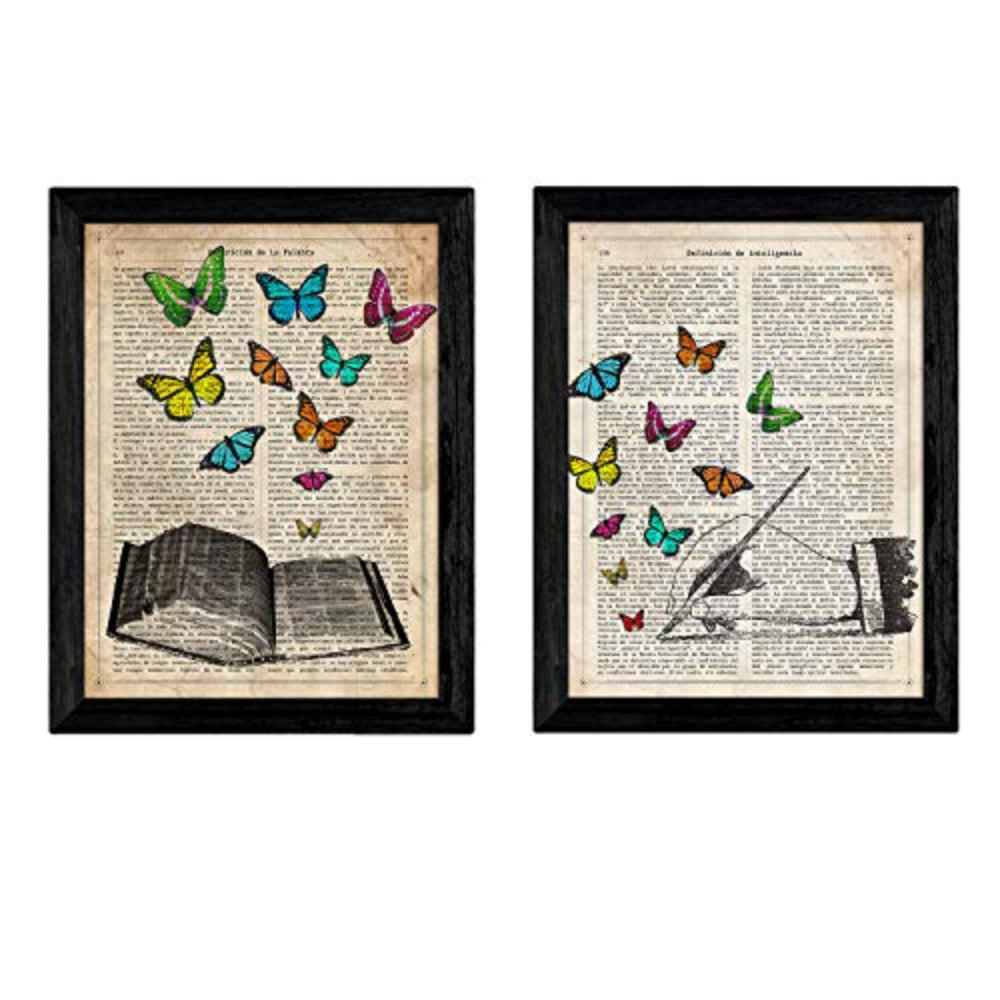 POSTER Vintage-Handbuch Und Wörterbuch-Definitionen A4 Rahmenlos - Klar, Papier (29.7/5/21cm) - Nacnic