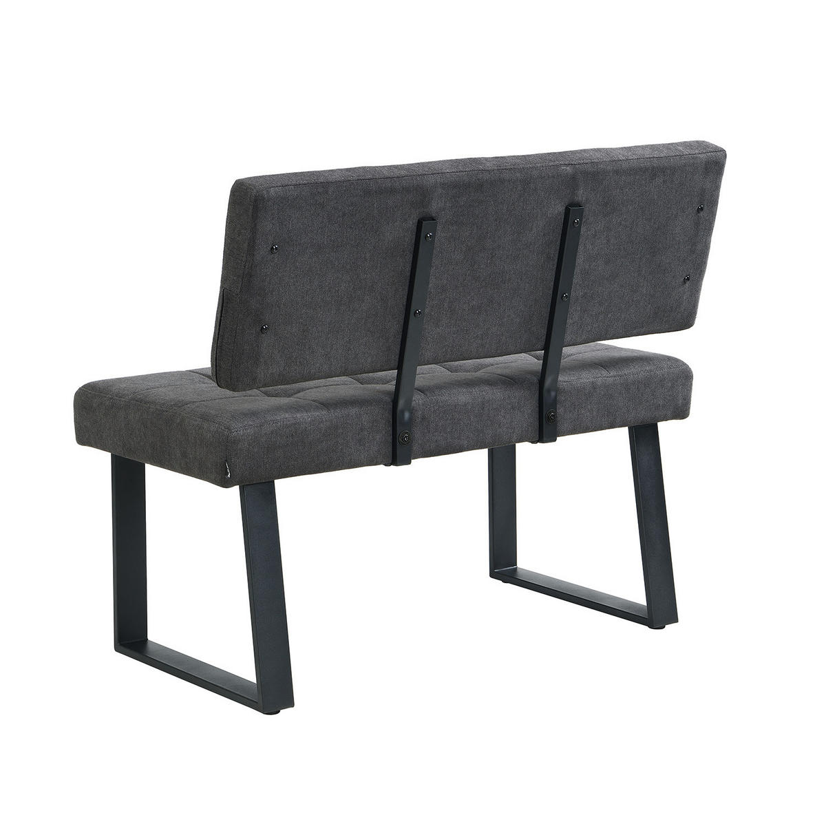 SITZBANK SIGFRID - Anthrazit, Metall (100/48/56cm) - B&D Home