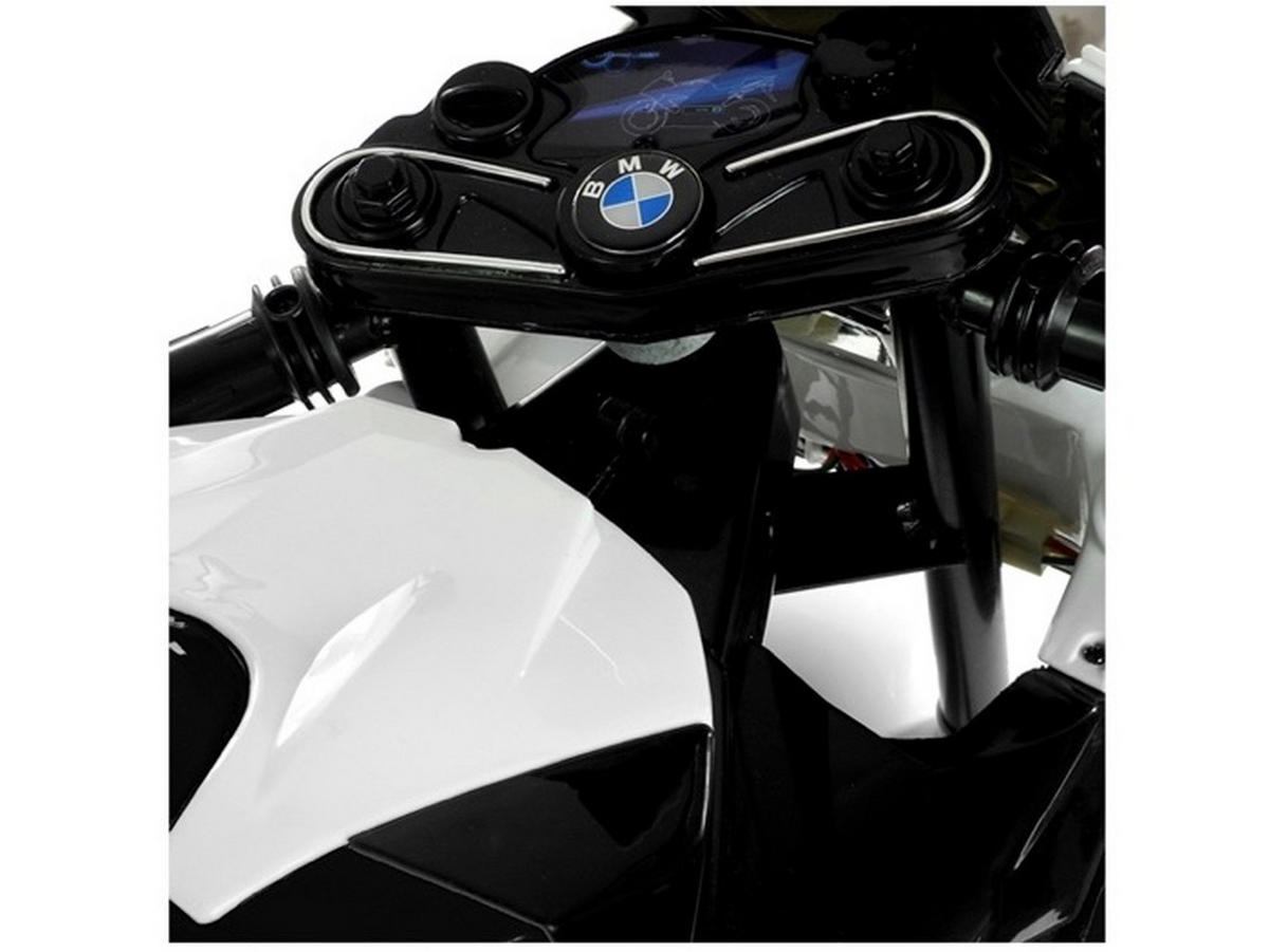 KINDER ELEKTROMOTORRAD BMW S 1000 schwarz - Schwarz, Kunststoff (108/48/71cm) - TPFLiving