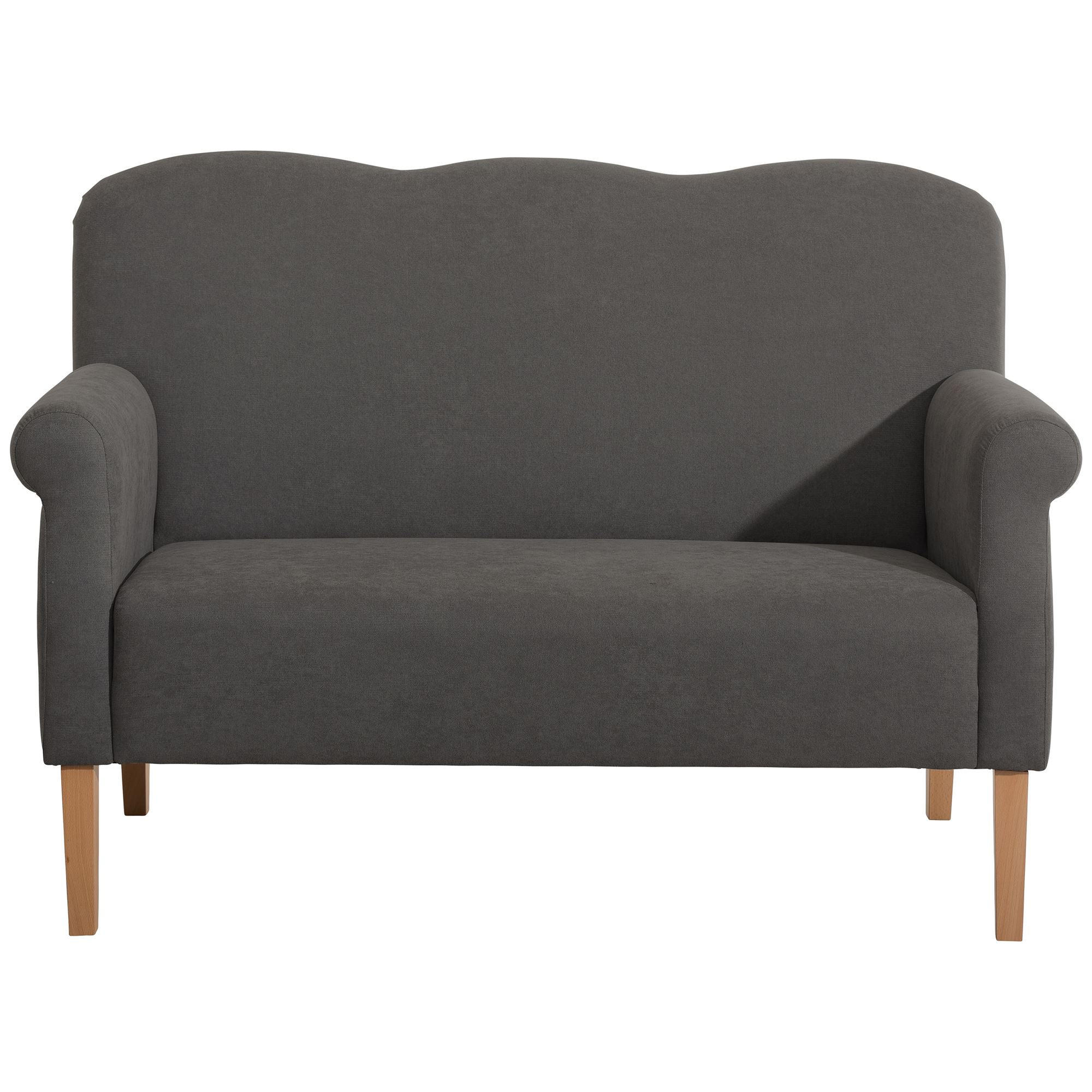 DININGSOFA Karin Flachgewebe anthrazit - Anthrazit, Kunststoff (84/103/147cm) - 58aufmkessel