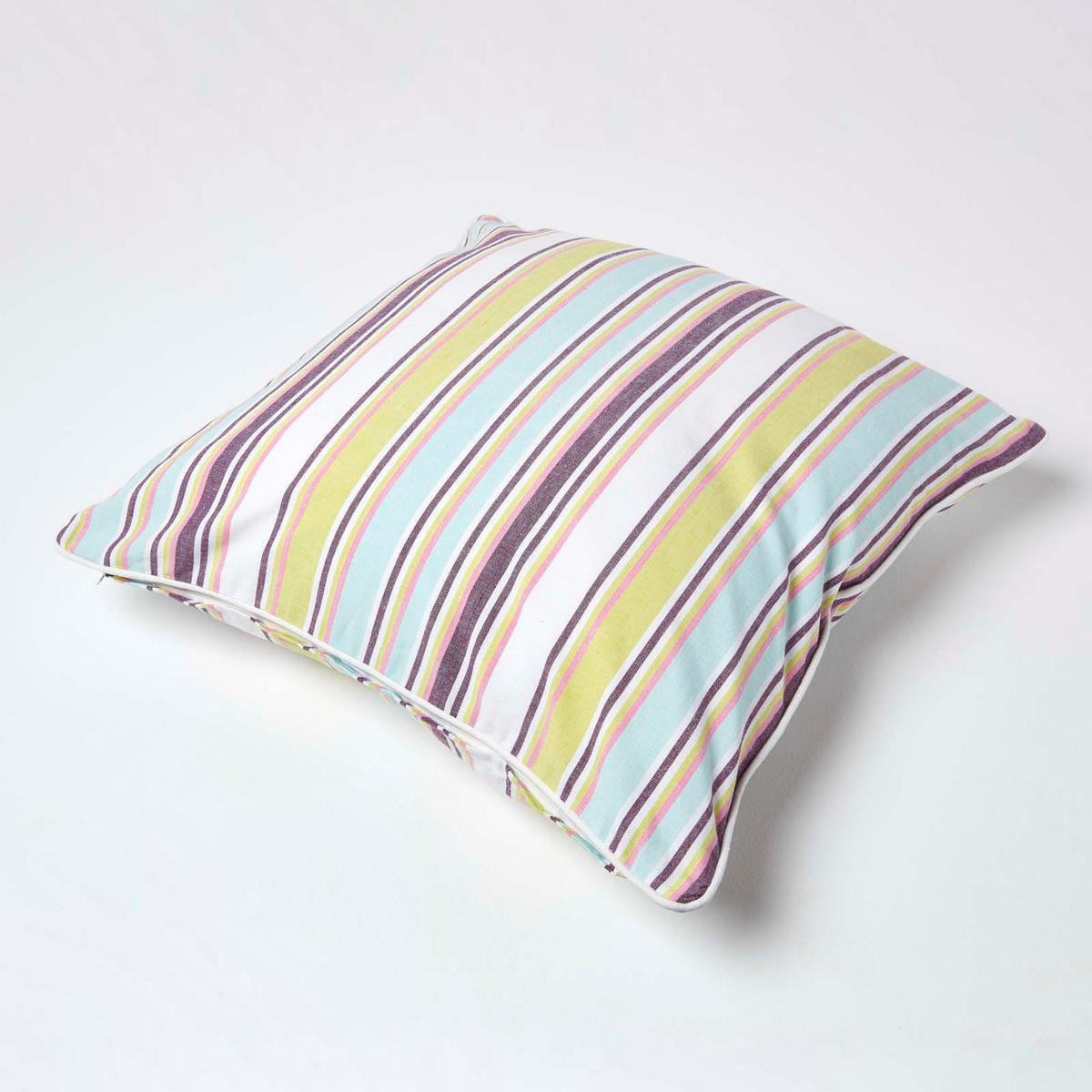 KISSENHÜLLE Osaka 60/60 cm, gestreift - Multicolor, Textil (60/60cm) - Homescapes
