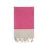 HAMAMTUCH Traditionelles Waffelgewebe Rosa 200x200 190g/m² - Athena Fuchsia XL - Pink, Textil (200/200cm) - LE COMPTOIR DE LA PLAGE