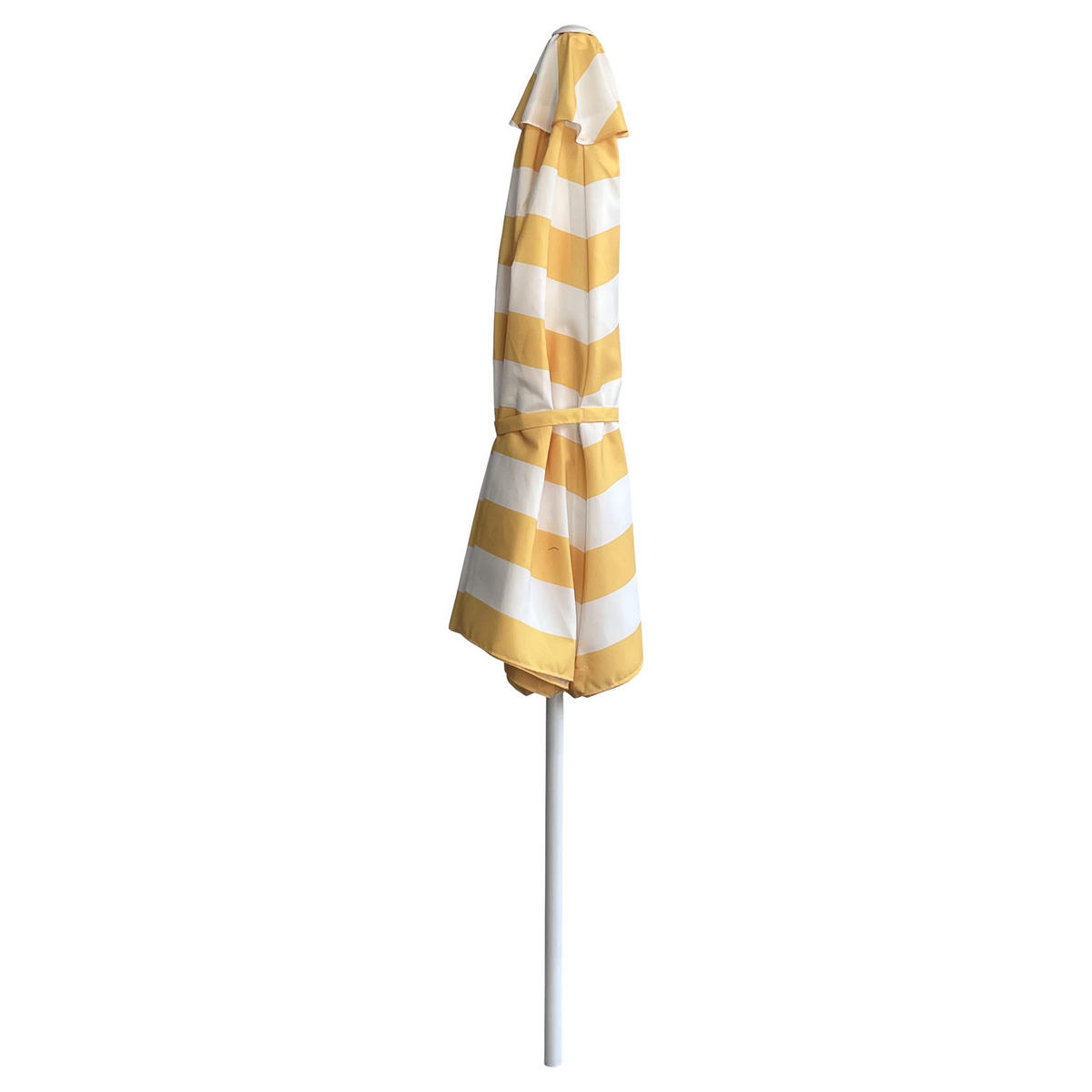 SONNENSCHIRM Bandol Gelb und Weiß Ø 2,70 m - Gelb, Textil (270/270cm) - Happy Garden