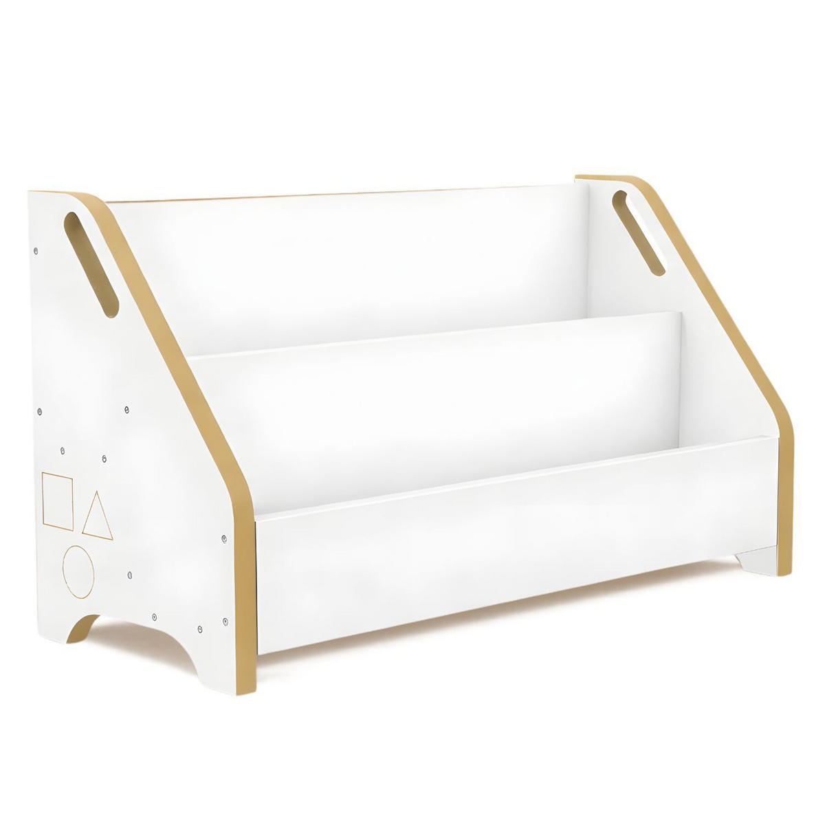 BÜCHERREGAL DOOWY Aufbewahrungsbox weiß 60x24x33 cm - Weiß, Holzwerkstoff (24/33/60cm) - Mein-Regal